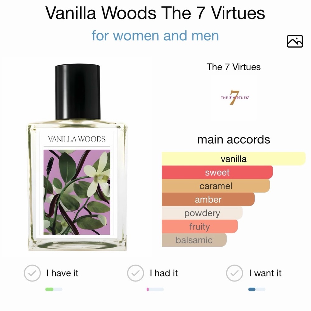 The 7 Virtues- Vanilla Woods Eau De Parfum - Picture 12 of 13
